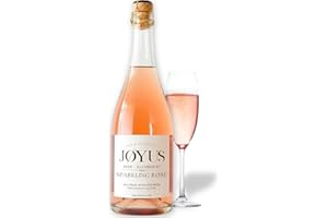 JØYUS Joyus Non-Alcoholic Sparkling Rose´ Wine, Award Winning Best In Class Dealcoholized Wine, Complex & Dry, Low Sugar & Low Calorie, 750 ml (1 Bottle)