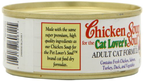 Chicken Soup for the Soul Chicken for Adult Cats 5.5 Ounce Cans, Case of 24