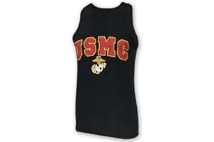 ARMED FORCES GEAR USMC Arch Eagle Globe Anchor Mens Tank Top