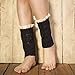 FAYBOX Winter Leg Warmer Crochet Knit Boot Socks Lace Black