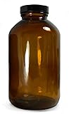 Qorpak GLC-02174 Amber Glass Wide Mouth Packer
