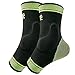 Protle Foot Socks Ankle Brace Compression Support Sleeve with Silicone Gel (Green-Small)