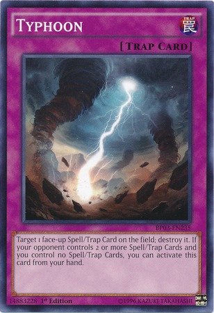 Yu-Gi-Oh! - Typhoon (BP03-EN235) - Battle Pack 3: Monster League - 1st Edition - Common