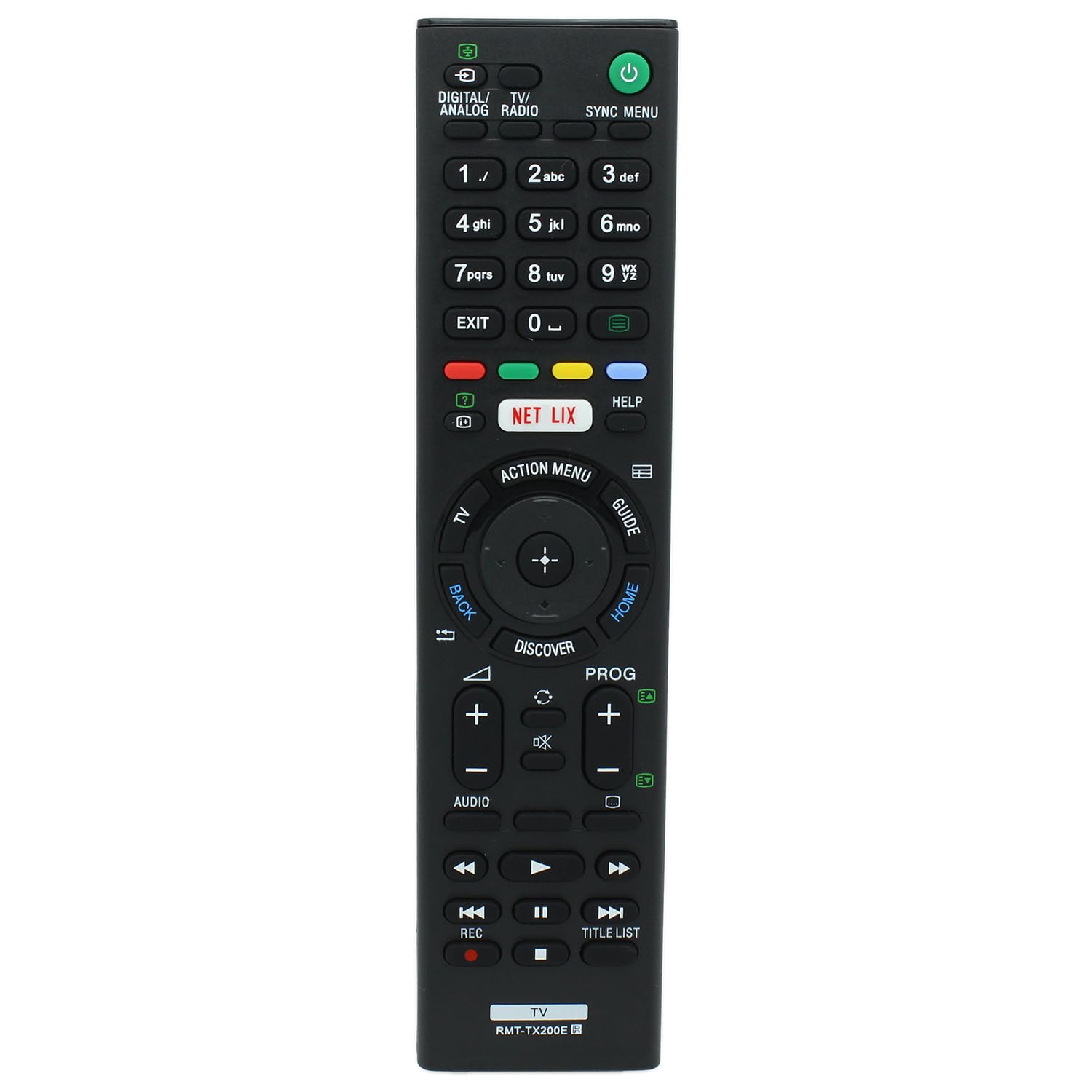 Replacement RMT-TX200E Remote Control for Sony TV also Compatible with RMF-TX200A RMF-TX300U