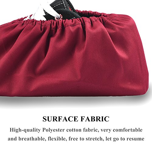 5 Pairs Non Slip Washable Reusable Shoe Covers Cotton and Polyester For Household Thickened Boot Covers