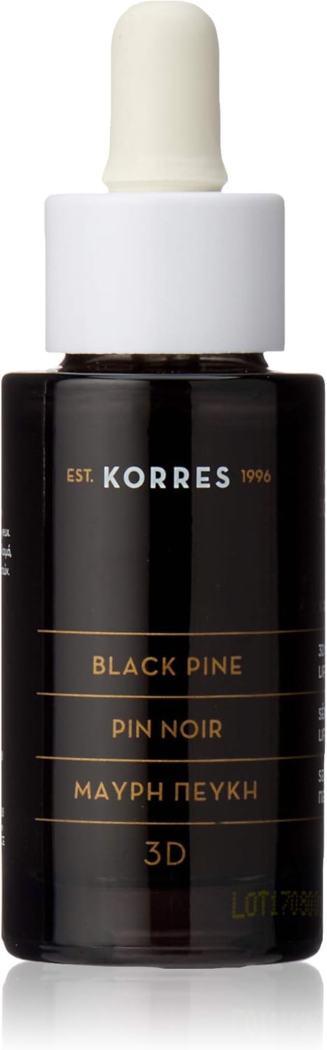 KORRES Natural 3D Black Pine Firming & Lifting Serum 30 ml, Vegan, 30 ml (Pack of 1)