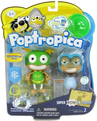 Poptropica 3 Inch Mini Figure Toy 2Pack Super Power Island