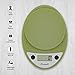 Escali Primo Digital Food Scale Multi-Functional Kitchen Scale and Baking Scale for Precise Weight Measuring and Portion Control, 8.5 x 6 x 1.5 inches, Tarragon Green