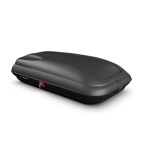 Goplus Rooftop Cargo Box, Heavy Duty Hard Shell Roof Cargo Carrier with ...