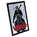 SnapeZo Poster Frame 30x40 Inches, WIDE Black 1.7 Inch Aluminum, Front-Loading Snap Frame, Wall Mounting, Wide Series