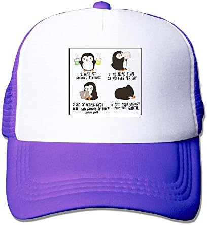 HaiYan Outdoor Mesh Cap Cute Penguin's Energy LifeFashion Design Adjustable Hat