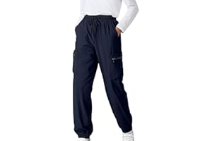 Kids Hiking Pants Girls Boys Waterproof Outdoor Cargo Pants Elastic Waist Active Jogger Sweatpants 2025 Kids Clothes