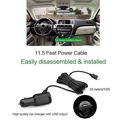 Dash Cam For Cars PEBA Full HD 1080P Dashboard Vehicle Camera with Night Vision,Parking Monitor,G-Sensor,HDR,Loop Recording,Motion Detection ,2.7”,170 °Wide Angle