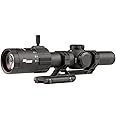 Sig Sauer Tango-MSR FFP 1-6X24mm Waterproof Fog-Proof Rugged Tactical Hunting Scope | Illuminated MSR BDC-6 Reticle, 0.5 MOA, Capped, Black W/ 1.535 Mount
