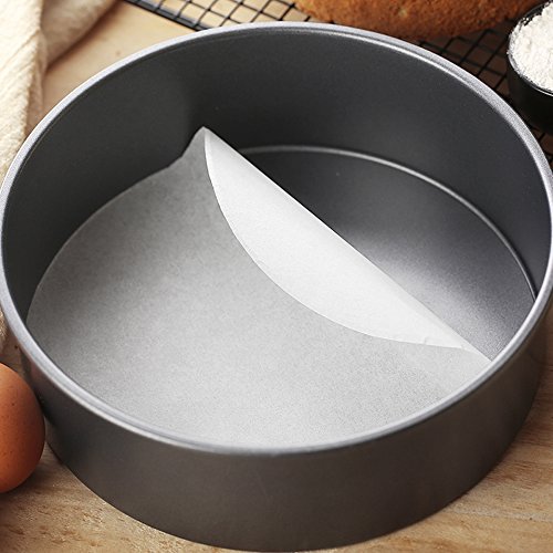 Parchment Paper Rounds, 200 Pre-cut Non-Stick Round Parchment Paper, Baking Paper Liners Round for Cooking, Oven,Air Fryer, Cheesecake and Round Cake Pans (8 Inch) - Thumbnail 5
