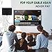 2019 Newest TV Antenna,Indoor Amplified Digital HDTV Antenna 120+ Mile Range with 4K 1080P HD VHF UHF Freeview TV for Life Local Channels Broadcast for All Types of Home Smart Television (Black)