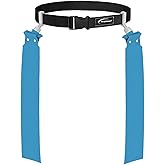 Trained Flag Football Set – Adjustable Flag Football Belt with 2 Flags & Audible Pop – Durable Flag Football Gear for Youth, Kids & Adults