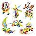 MEIGO STEM Toys - Toddlers Educational Construction Engineering Building Blocks Set Best Preschool Learning Toy Gift Kit for Kids 3 4 5 6 7 8 Year Old Boys Girls (118pcs)