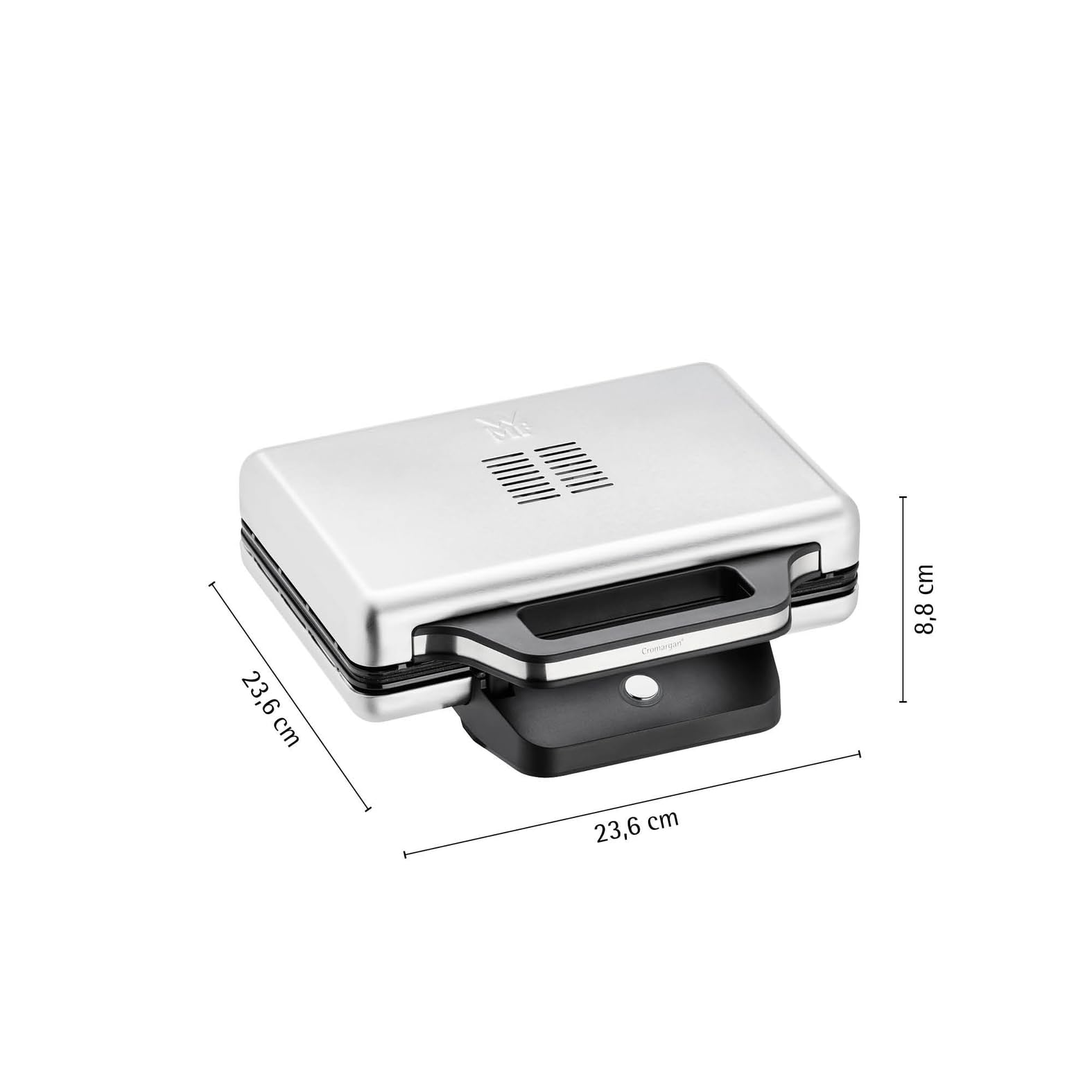 WMF Lono Sandwich Maker, Sandwichtoaster für 2 Standard- oder XXL-Toasts, Sandwichmaker, 2-stufige Höhenanpassung für mehr Füllung, edelstahl matt 7