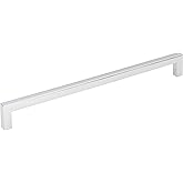 Elements 625-224PC Stanton Collection 224mm Center Euro Bar Cabinet Pull, Polished Chrome Finish