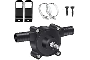 WARSPOT Hand Electric Drill Drive Self Priming Water Transfer Pump, Portable Hand Drill Pump Water Transfer Pump, Hand Pump Water Drill Transfer Pump, Household Electric Well Hand Pump (5 PCS)