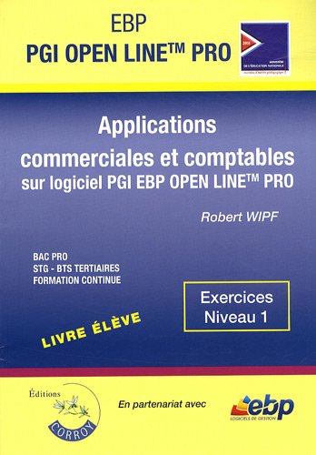 Applications commerciales et comptables sur logiciel PGI EBP Open Line pro