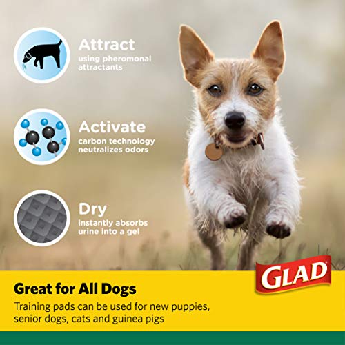Glad for Pets Activated Carbon Puppy Training Pads Carbon Activated