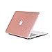 MacBook Air 13 inch Case, VTOSEN 2 in 1 Bundle Bling PC Hard Shell Cover Case with Keyboard Cover for Macbook Air 13.3 inch(Model:A1369/A1466) (Rose Gold)