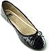 Alpine Swiss Women's Patent Leather Aster Slip On Ballet Flats