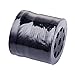 Pandahall 90m/295feet/98yard/roll 3x1.4mm Faux Suede Cord Roll String Leather Lace Beading Thread Suede Lace Lether Cording for Jewelry Makings Black