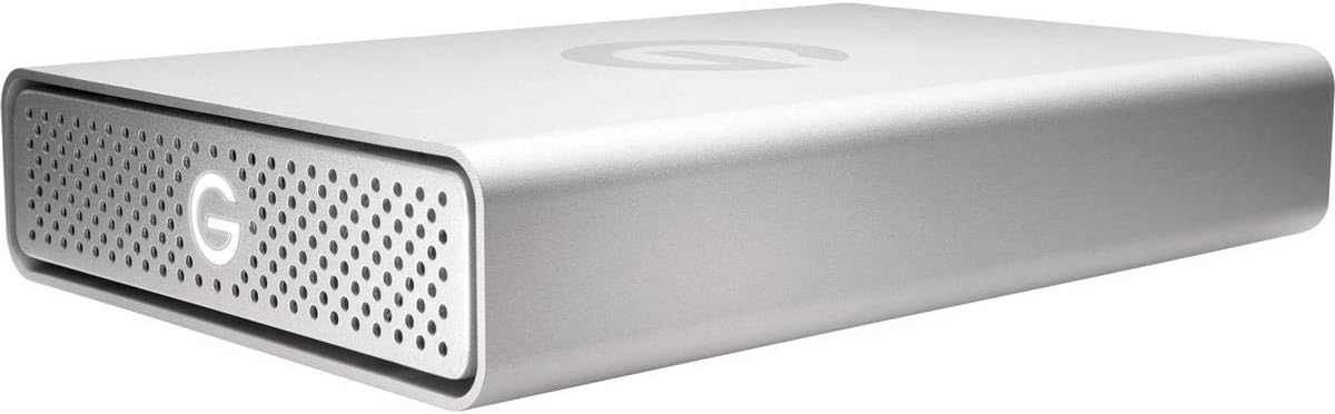 G-Technology 14TB G-DRIVE USB 3.0 Desktop External Hard Drive, Silver - Compact, High-Performance Storage - 0G10506-1: Computers & Accessories