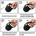 Retractable Dog Leash, 16 ft Nylon Dog Walking Leashes for Small Medium Large Dogs up to 110lbs, One Button Break & Lock, Tangle Free (Black)