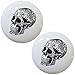Set of 2 Skull Carvings Ceramic Cabinet Drawer Pull Knobs