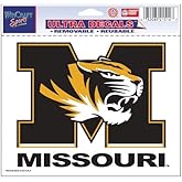 NCAA University of Missouri Multi-Use Colored Decal, 5" x 6"