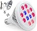 Indoor LED Grow Light Bulbs w/ Clamp Reflector (12W) Efficient Greenhouse Red & Blue Hydroponics Lighting | Produce Healthier Plants, Herbs, Flowers