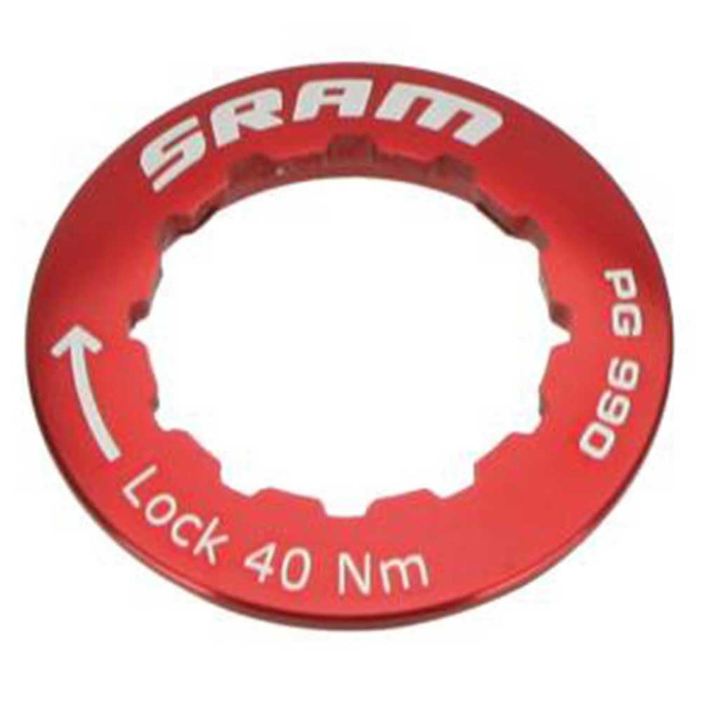 Sram SRAM Cassette Lockring PG990 PG970DH Red Aluminium (11 T), 11.2415.022.000