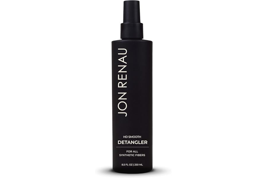 Jon Renau HD Smooth Detangler – Wig Detangler Spray for Synthetic Wigs & Hair, 8.5 Ounces