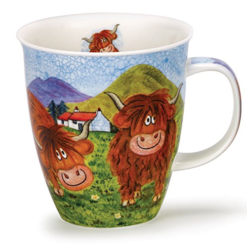 Dunoon Highland Animals - Cow / Cattle Mug - Bone China Nevis Shape