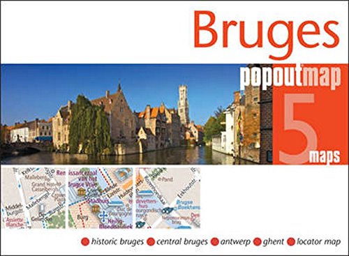 Bruges PopOut Map (PopOut Maps) by PopOut Maps