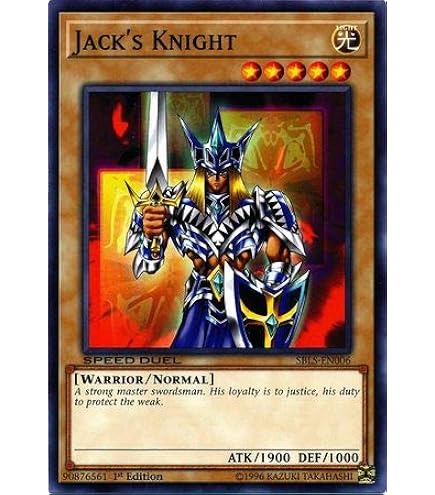 Amazon.com: Yu-Gi-Oh! - Queen's Knight - SBLS-EN004 - Common - 1st Edition  - Speed Duel Decks