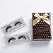 False Mink Eyelashes 2 Pairs Thick 3D Makeup Natural Eye Lash Extension Long Black Handmade Soft Wear Suitable For Any Occasion