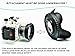 CamDive Wide Angle Wet Correctional Dome Port Lens for Underwater Housings (67mm Round Adapter) and CamDive Red Underwater Dive Filter
