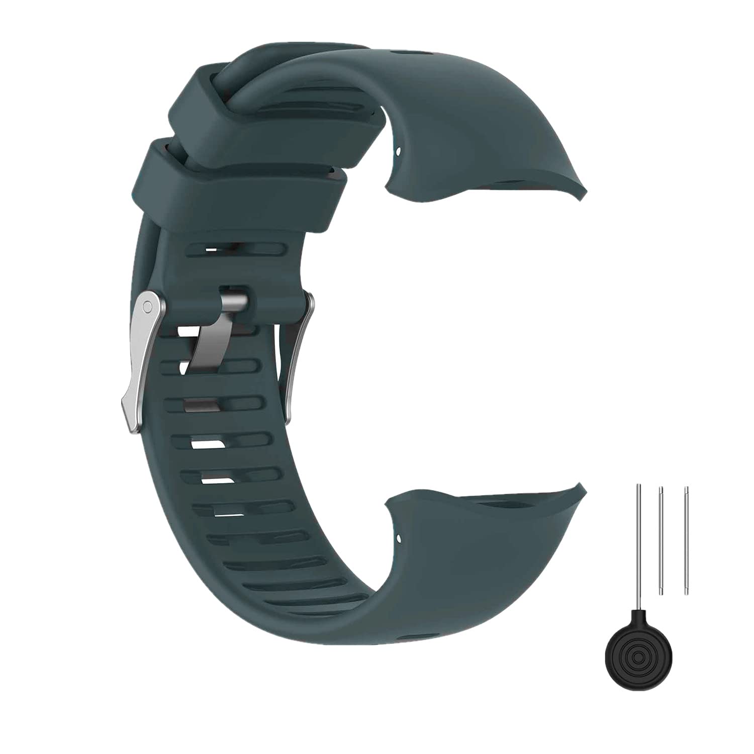 Muovrto Watch Strap for Polar Vantage V, Silicone Watchband Wristband Sport Fitness Wrist Band Replacement Strap