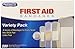 First Aid Only Sheer & Clear Bandage Variety Pack, Assorted Sizes, 280 Count