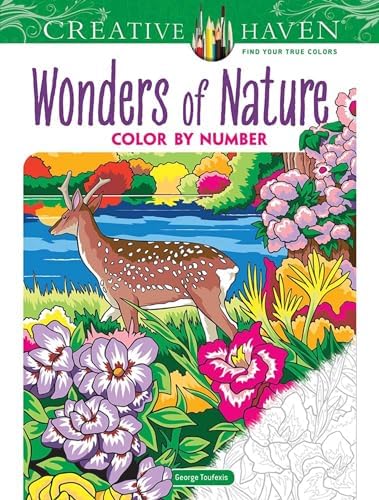 Amazon.com: Creative Haven Wanderlust Color by Number (Adult