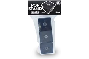 PNW Custom Black Frag Pop Stand w/Frag Lock | Acrylic 1 Hole Frag Rack Plugs Reef Fragging Coral Holder for Aquarium (3-Pack)