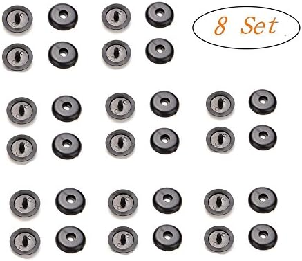 8 Set Seat Belt Stop Button, Prevent Seatbelt Buckle from Sliding Down the Belt, Plastic Seat-belt Stopper Clips, Snap-On System, No Welding Required