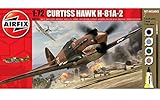 Airfix A68207M Curtiss Hawk H-81A-2 1:72 Military Aircraft Small Starter Gift Set