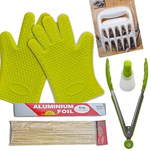 Amazon.com : VesipaFly Silicone Gloves 8 PCS BBQ Tools Set