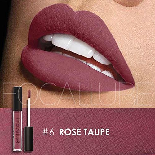 Sunmy Ladies Colorful Matte Lip Glow Beauty Makeup Lip Gloss Women's Liquid Lipstick